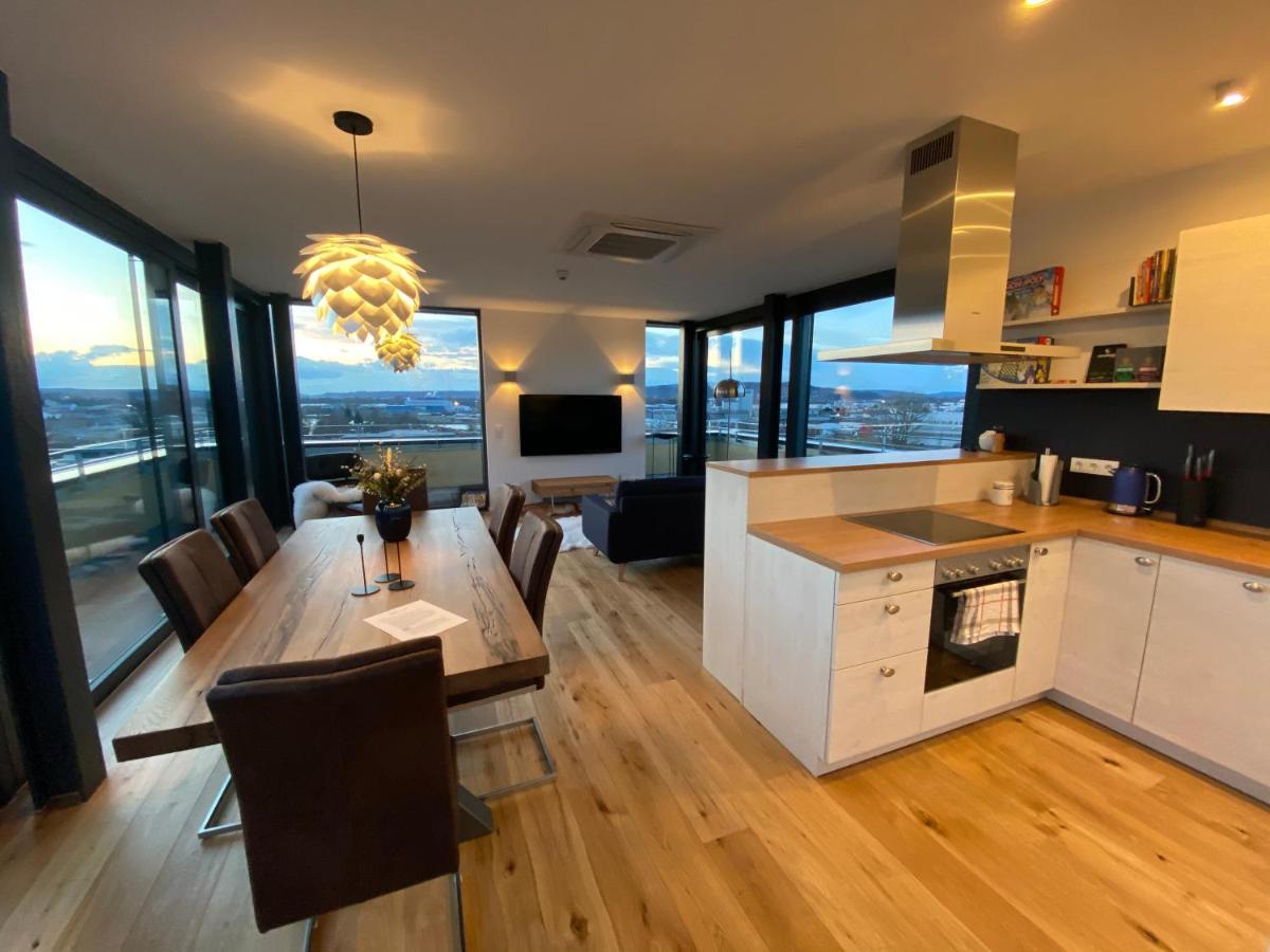 Ferienwohnung ERBA Insel 140qm Penthouse Bamberg Exterior foto