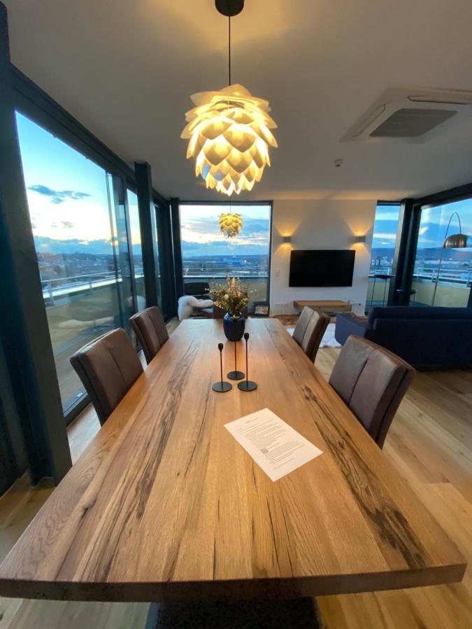 Ferienwohnung ERBA Insel 140qm Penthouse Bamberg Exterior foto