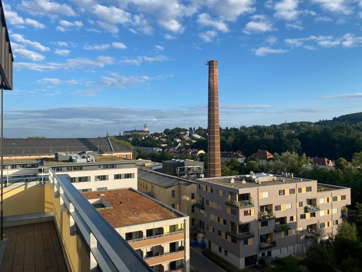 Ferienwohnung ERBA Insel 140qm Penthouse Bamberg Exterior foto