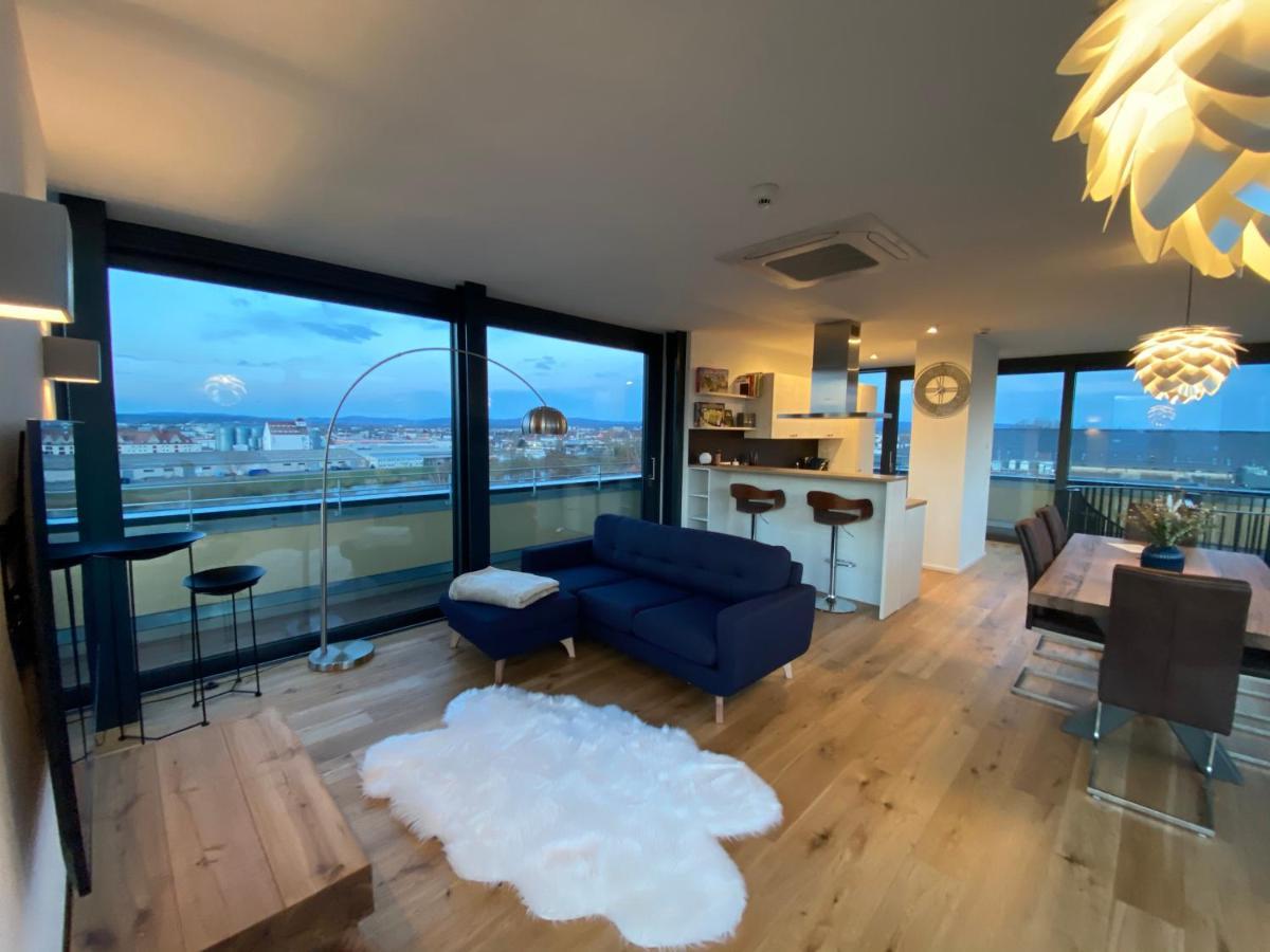 Ferienwohnung ERBA Insel 140qm Penthouse Bamberg Exterior foto