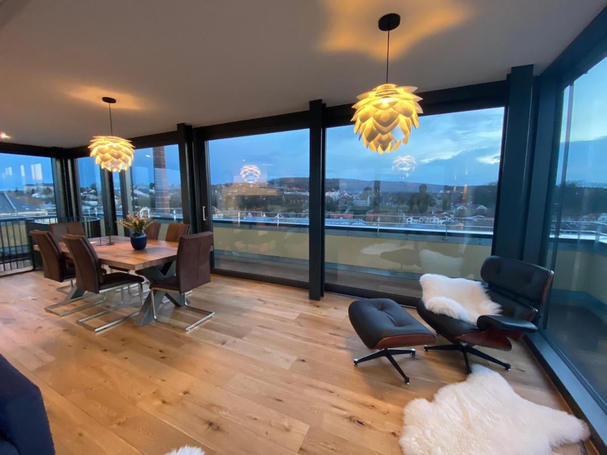Ferienwohnung ERBA Insel 140qm Penthouse Bamberg Exterior foto
